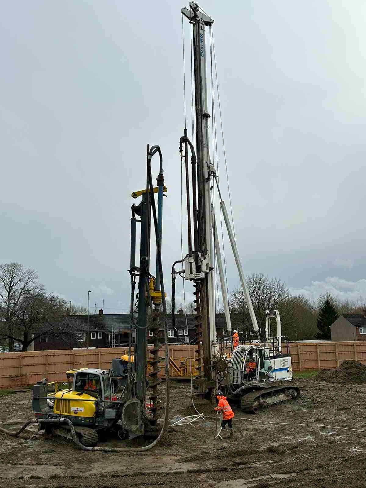 Mini Piling in Saffron Walden